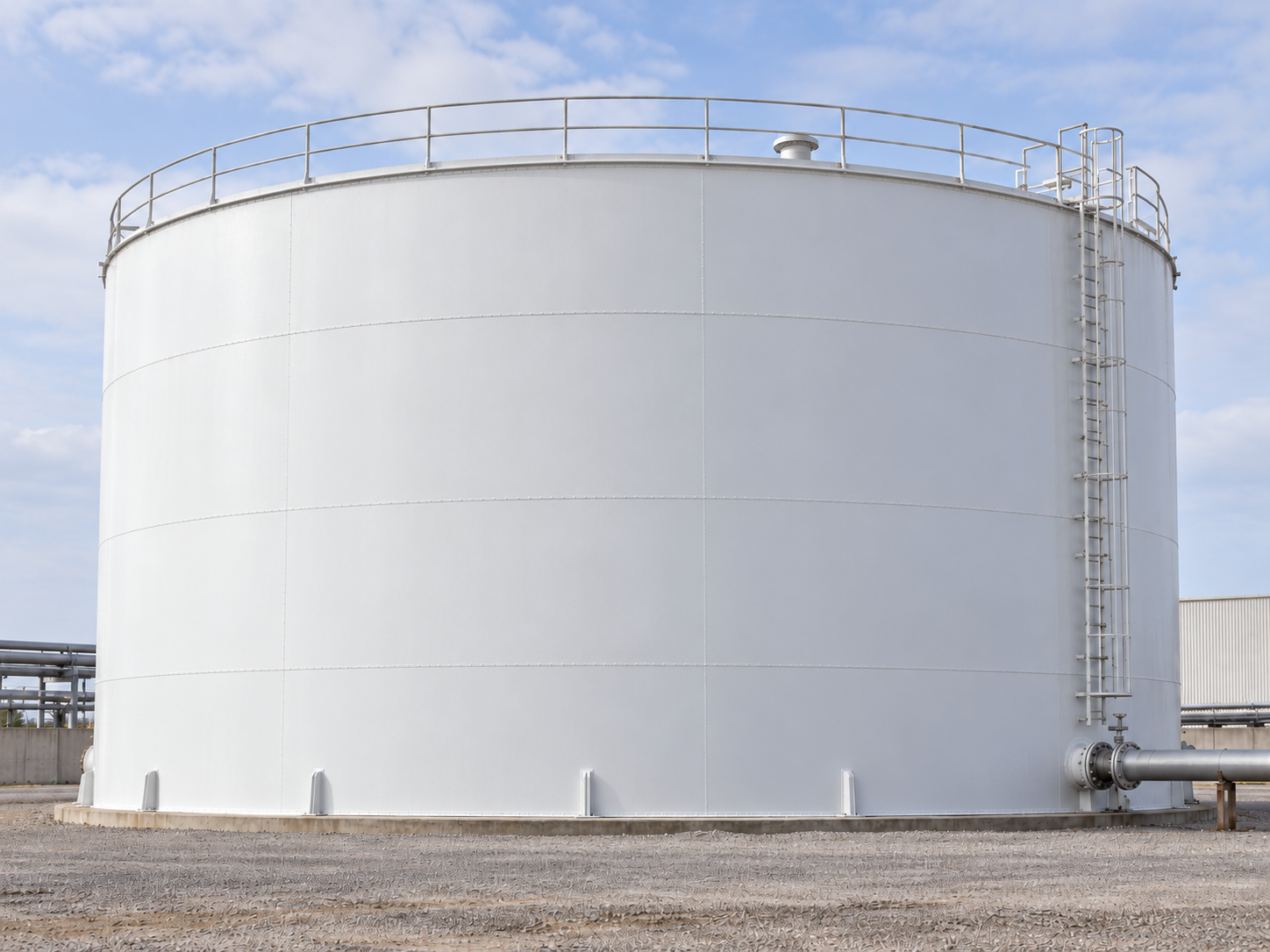 Representative image: the same storage tank after recoating
